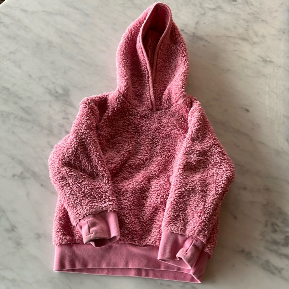 Primary fuzzy hoodie
